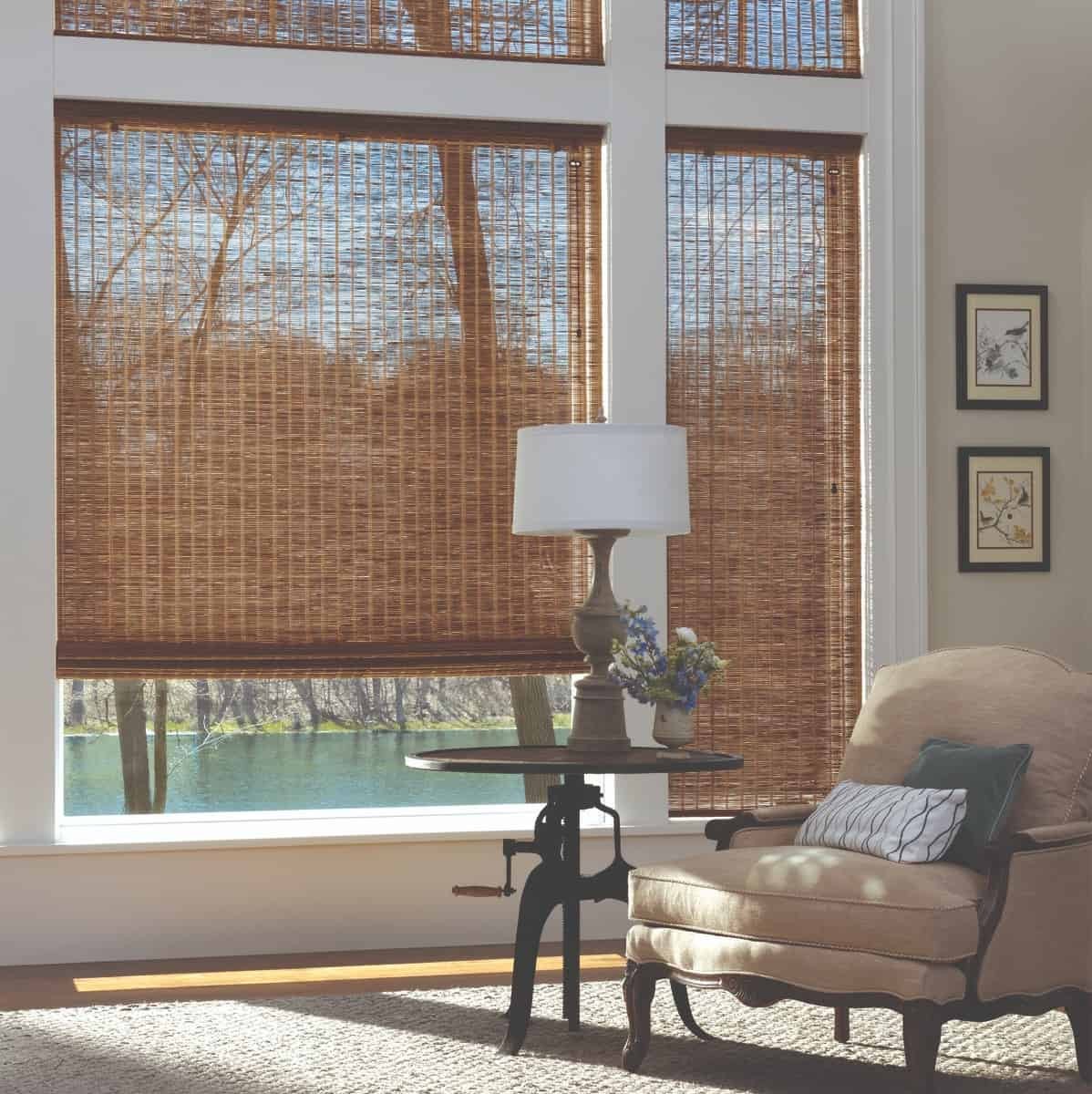 Woven woods are so perfect for shades and more for homes near Fletcher, NC