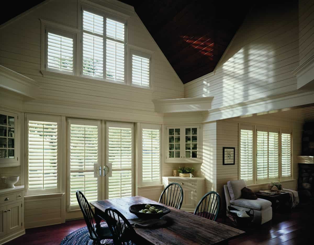 Heritance® Hardwood Shutters Fletcher, North Carolina (NC) the best window treatments for small windows.